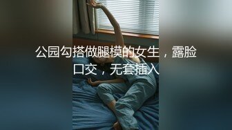 公园勾搭做腿模的女生，露脸口交，无套插入