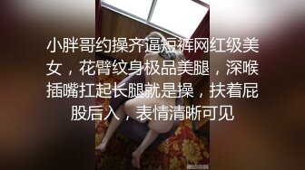 小胖哥约操齐逼短裤网红级美女，花臂纹身极品美腿，深喉插嘴扛起长腿就是操，扶着屁股后入，表情清晰可见