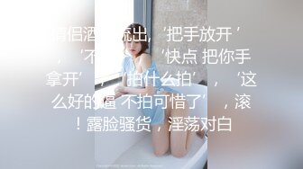 情侣酒店流出,‘把手放开 ’，‘不要’，‘快点 把你手拿开’，‘拍什么拍’，‘这么好的逼 不拍可惜了’，滚！露脸骚货，淫荡对白