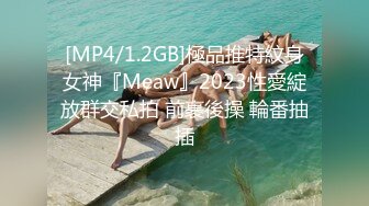 [MP4/1.2GB]極品推特紋身女神『Meaw』2023性愛綻放群交私拍 前裹後操 輪番抽插